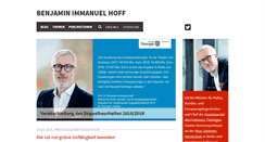 Desktop Screenshot of benjamin-hoff.de